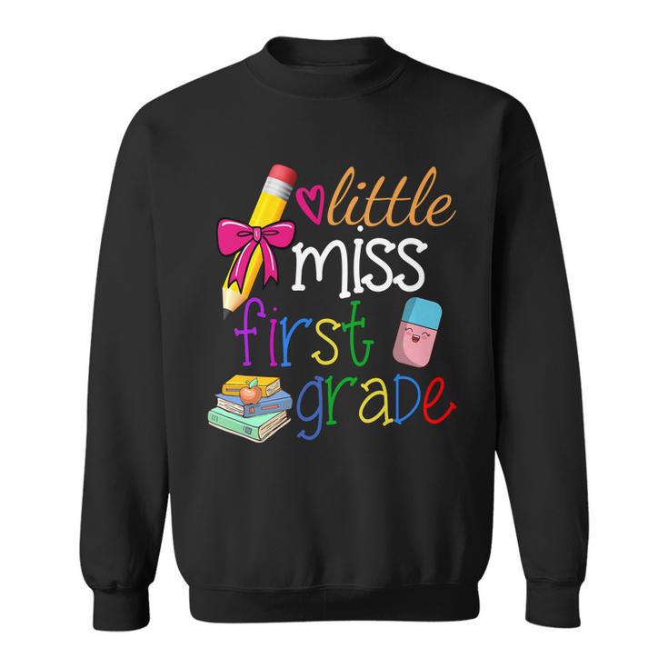 Little Miss First Grade Sweatshirt