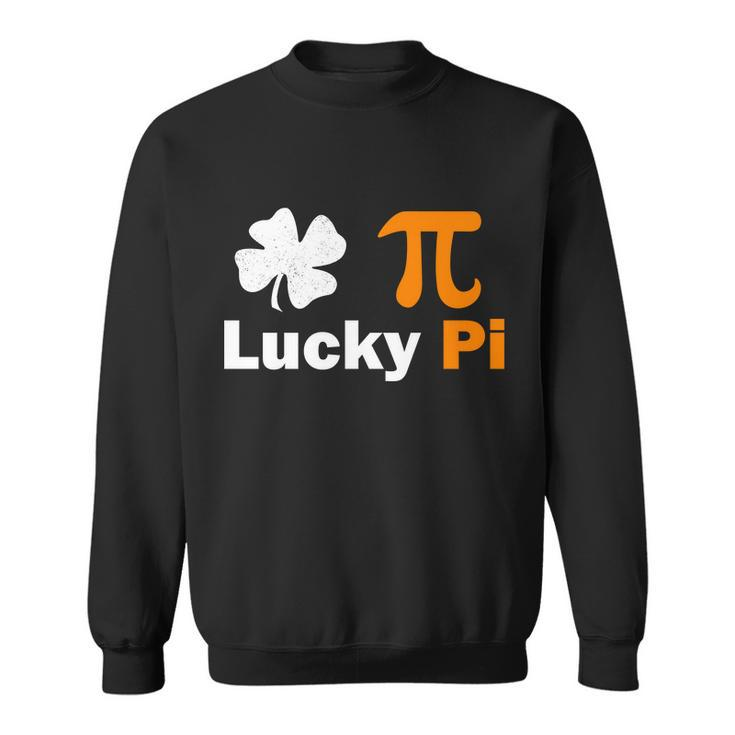 Lucky Pi St Patricks Day Clover T-Shirt Graphic Design Printed Casual Daily Basic Sweatshirt