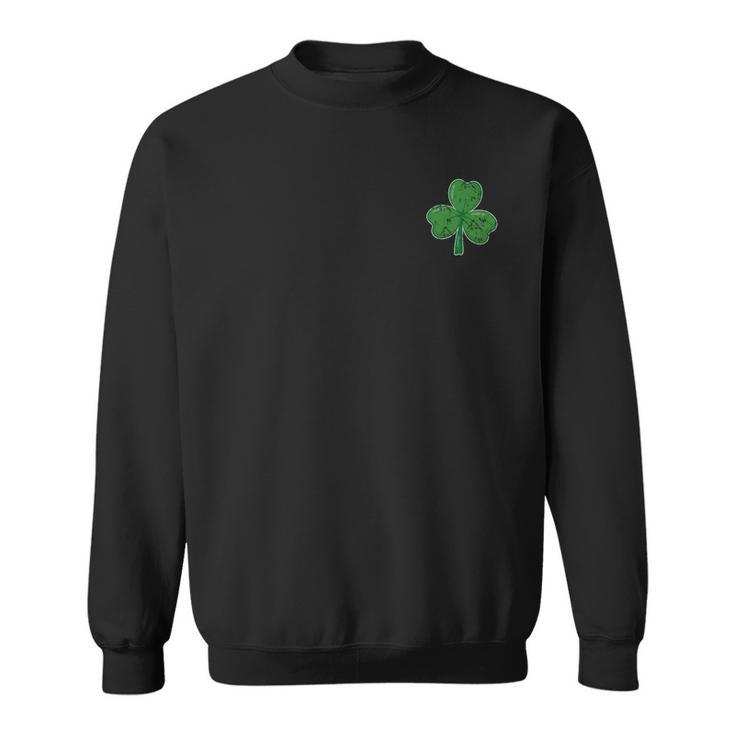 Lucky Shamrock St Patricks Day Graphic Design Printed Casual Daily Basic Sweatshirt