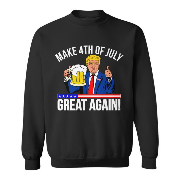 Make 4Th Of July Great Again Donald Trump Beer Usa Tshirt Sweatshirt