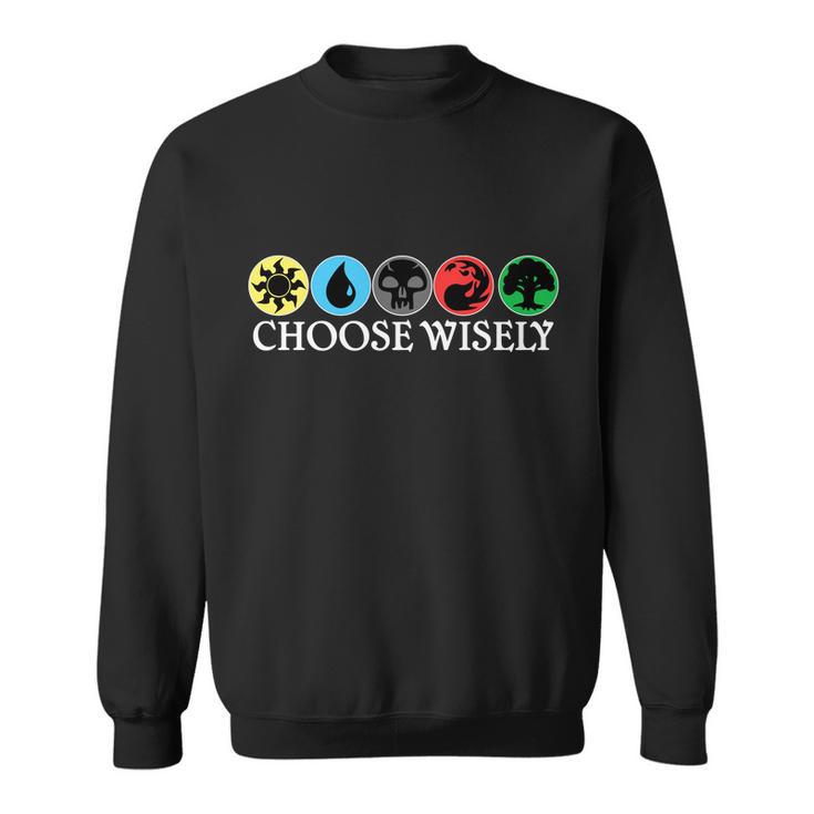 Mana Symbols Gathering Magic Choose Wisely Tshirt Sweatshirt