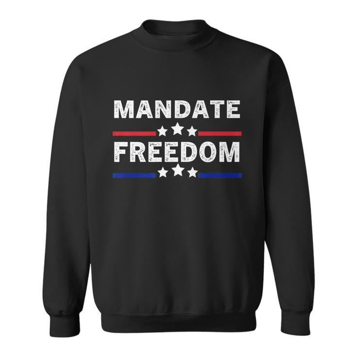 Mandate Freedom Shirt American Flag Support Medical Freedom Sweatshirt