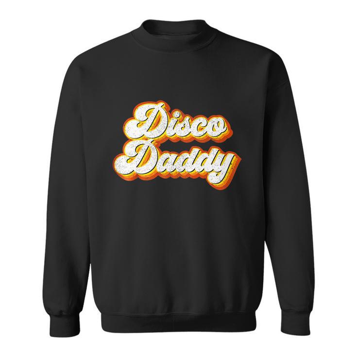 Mens Disco Daddy Retro Matching 60S 70S Party Costume Dad Sweatshirt