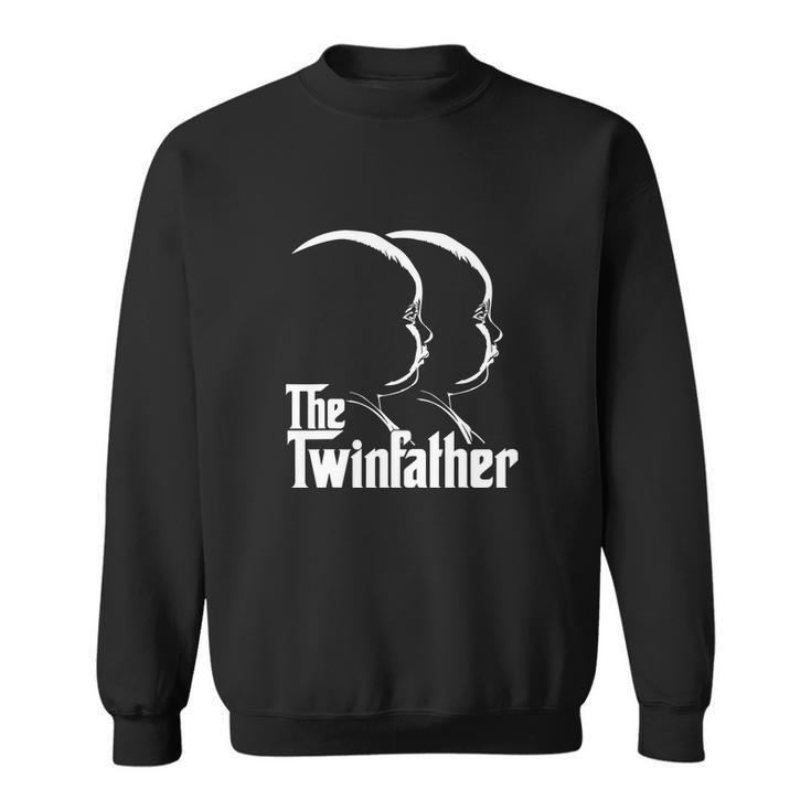 Mens The Twinfather Funny Father Of Twin Dad Gift Sweatshirt