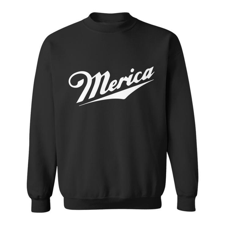 Merica Simple Logo Sweatshirt