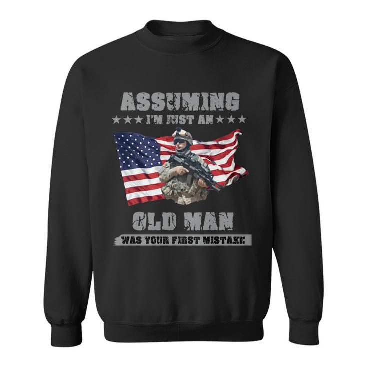 Military Man Shit Sweatshirt