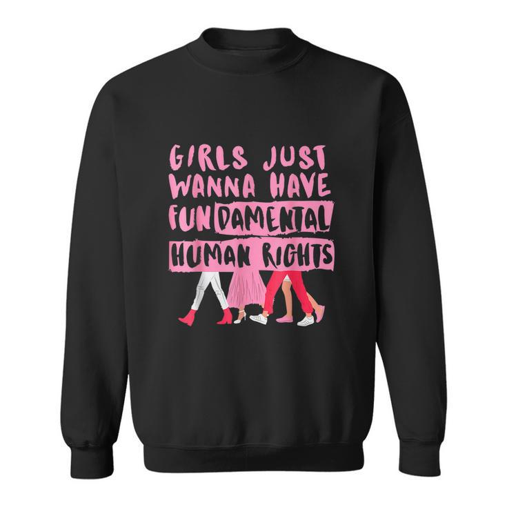 Mind Your Uterus Womens Rights Are Human Rights Sweatshirt