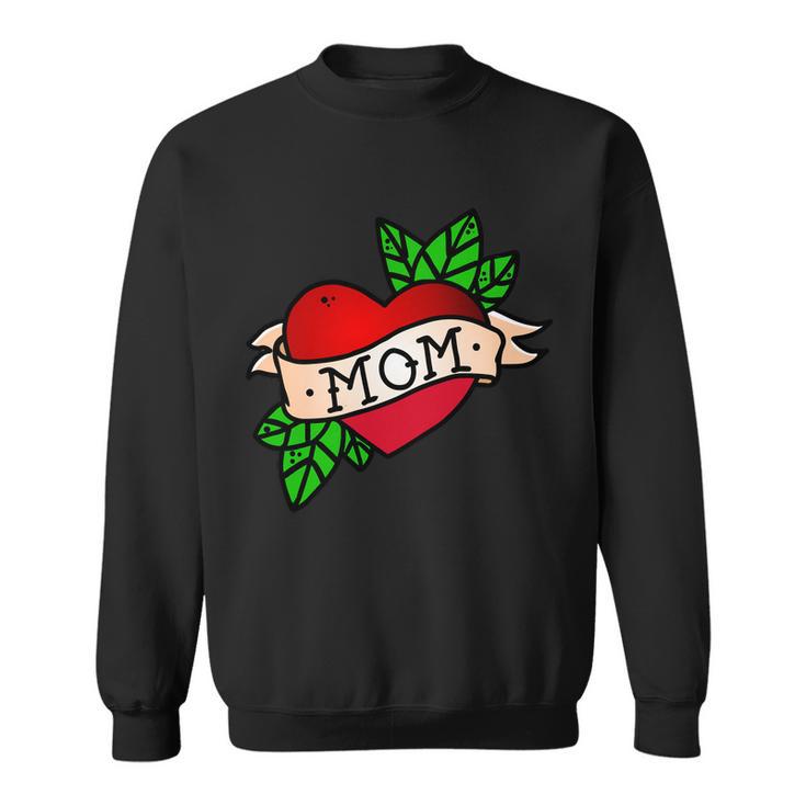 Mom Heart Tattoo Love Tshirt Sweatshirt