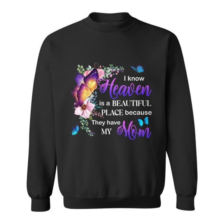 Mom In Heaven Memory Sweatshirt