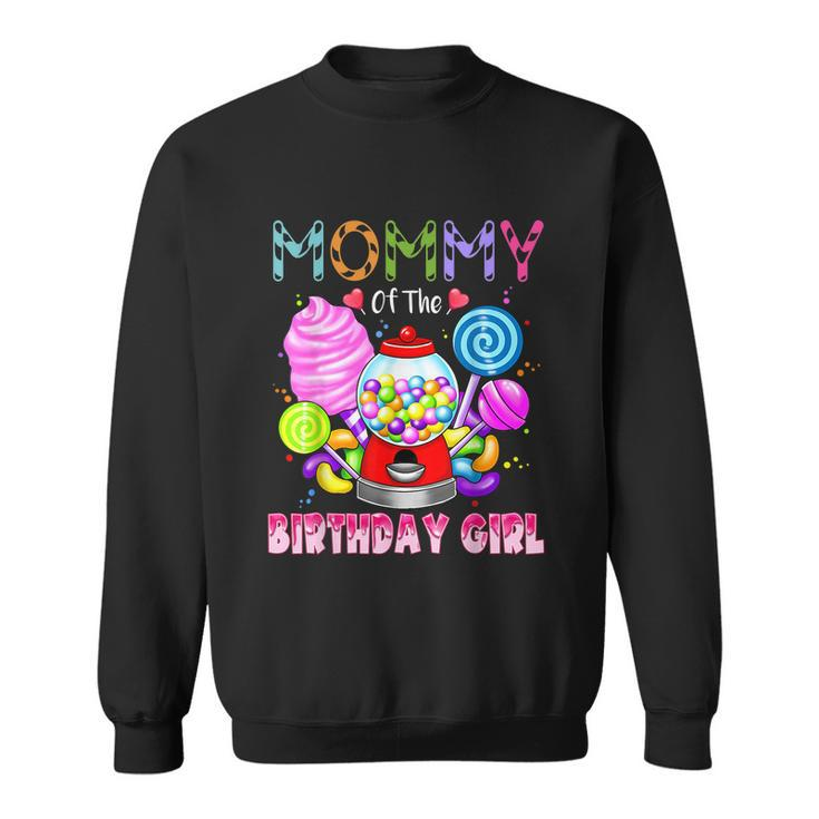 Mommy Of The Birthday Girl Candyland Candy Birthday Party Sweatshirt