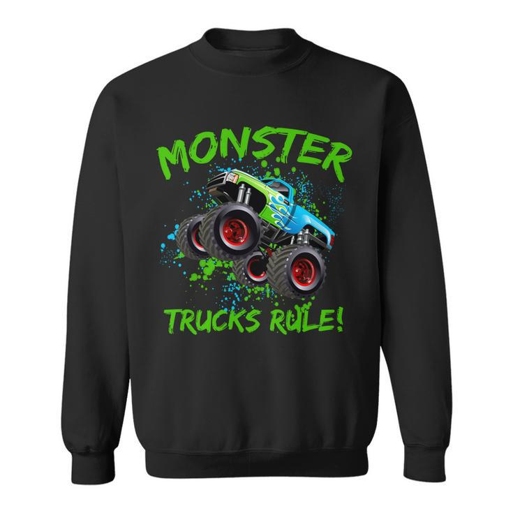 Monster Trucks Rule Tshirt Sweatshirt