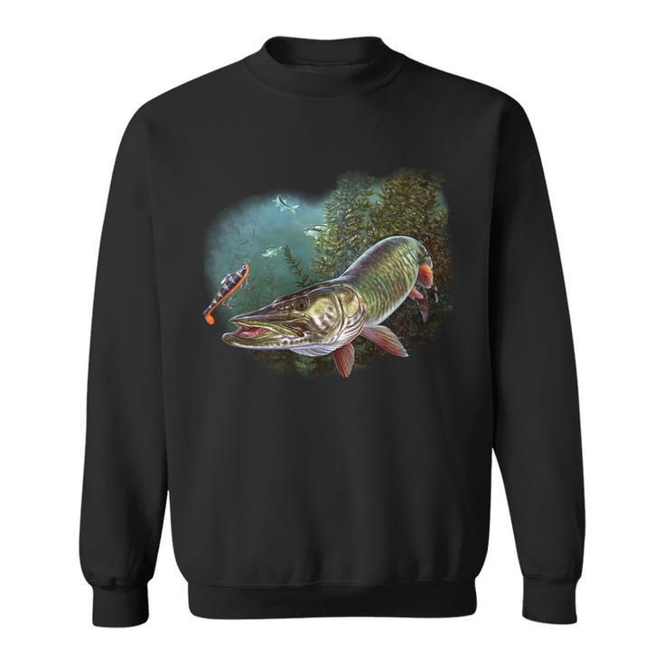 Musky Chase Fishing Sweatshirt