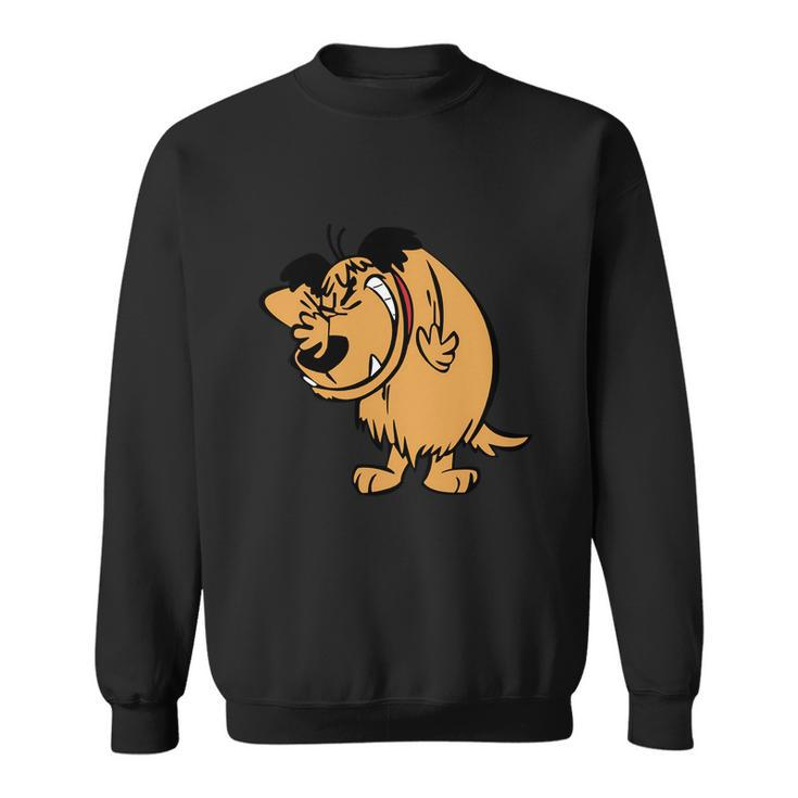 Muttley Dog Smile Mumbly Wacky Races Funny V2 Sweatshirt