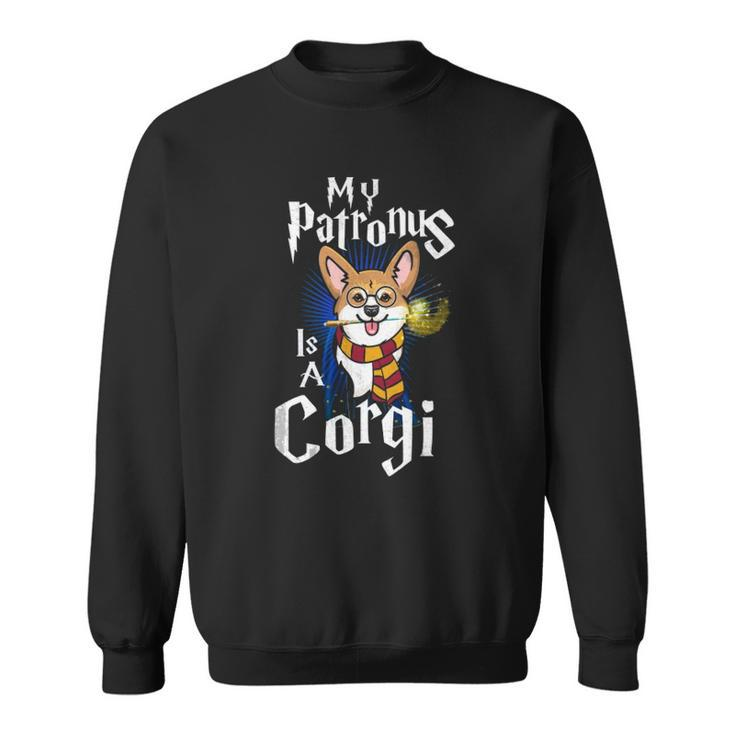 My Patronus Is Corgi Corgi Gifts For Corgi Lovers Corgis  Sweatshirt