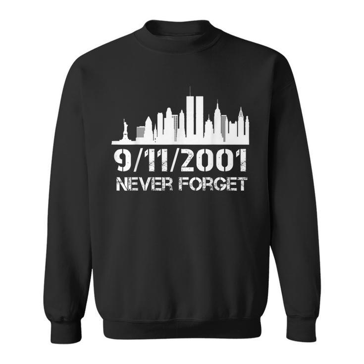 Never Forget 911 20Th Anniversary Patriot Memorial Day Sweatshirt