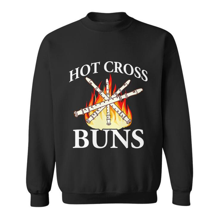 Nice Hot Cross Buns Graphic Design Printed Casual Daily Basic Sweatshirt