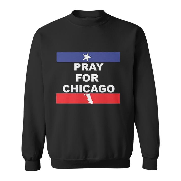Nice Pray For Chicago Chicao Shooting Sweatshirt