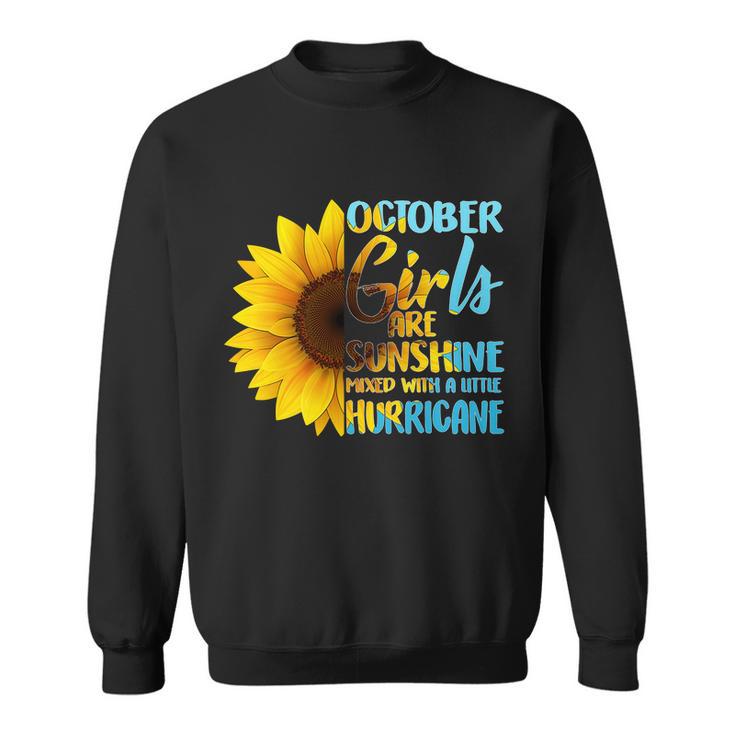 October Girls Sunflower Tshirt Sweatshirt