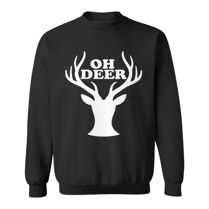 Oh Deer Funny Christmas Tshirt Sweatshirt