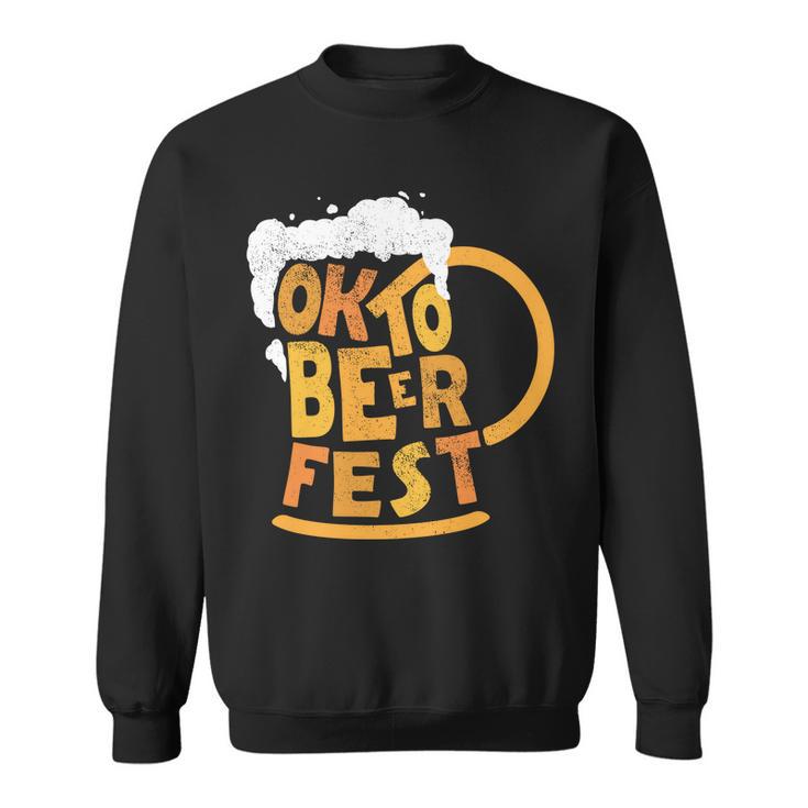 Oktoberfest Beer Fest Logo Sweatshirt