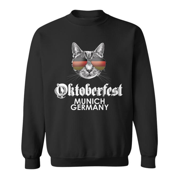 Oktoberfest Cat Munich Germany Sweatshirt