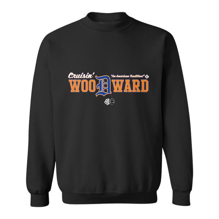 Old English D Cruisin Woodward M1  Sweatshirt