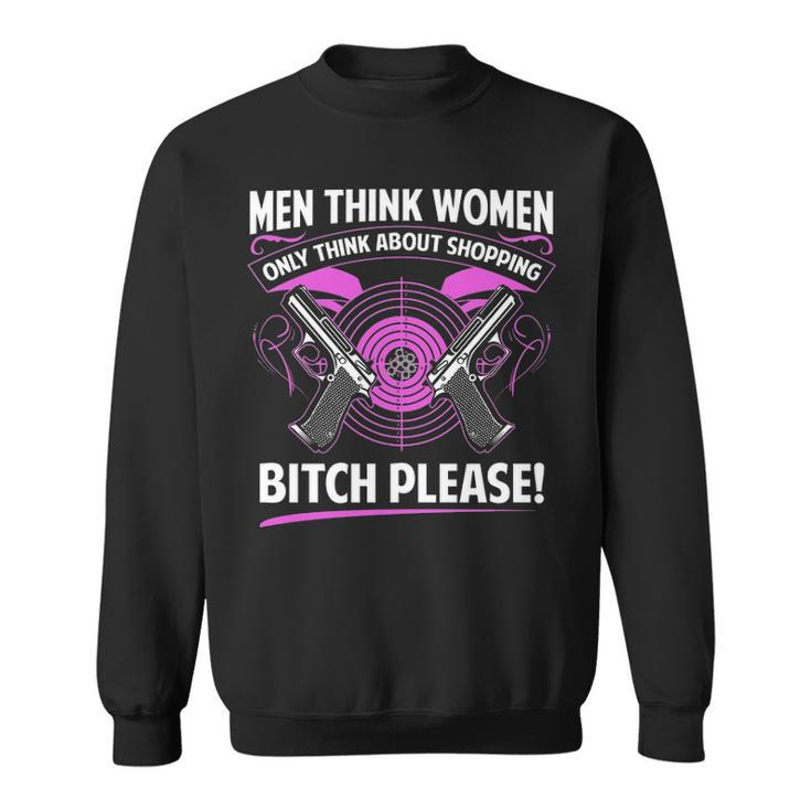 Only Think About Shopping Sweatshirt