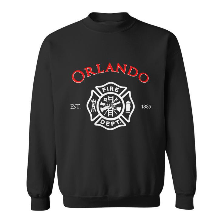 Orlando Florida Fire Rescue Department Firefighter Duty Sweatshirt