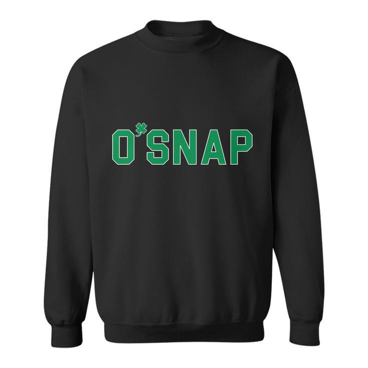 Osnap Irish St Patricks Day Clover Sweatshirt