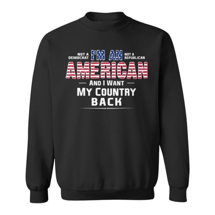 Patriot I Am An American Sweatshirt