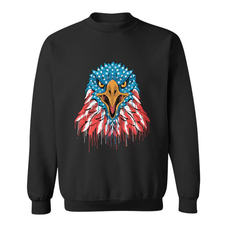 Patriotic Eagle Mullet Usa American Flag 4Th Of July Cute Gift Sweatshirt