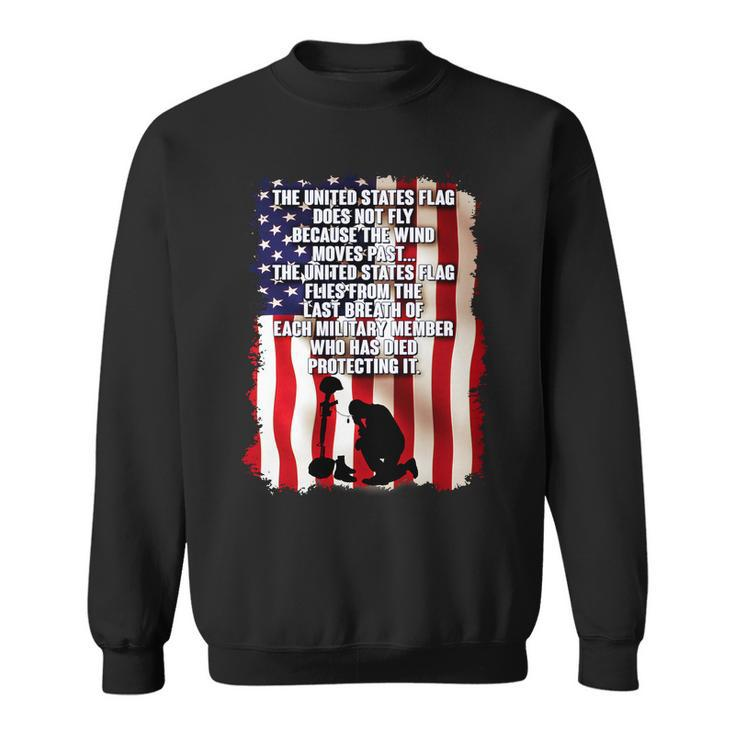 Patriotic Memorial Day United States Flag Sweatshirt