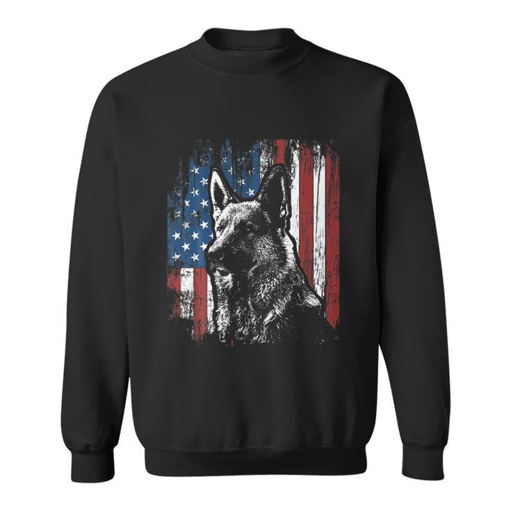 Patrioticgiftgermangiftshepherdgiftamericangiftflag Dog Gift Men Women Gift Sweatshirt