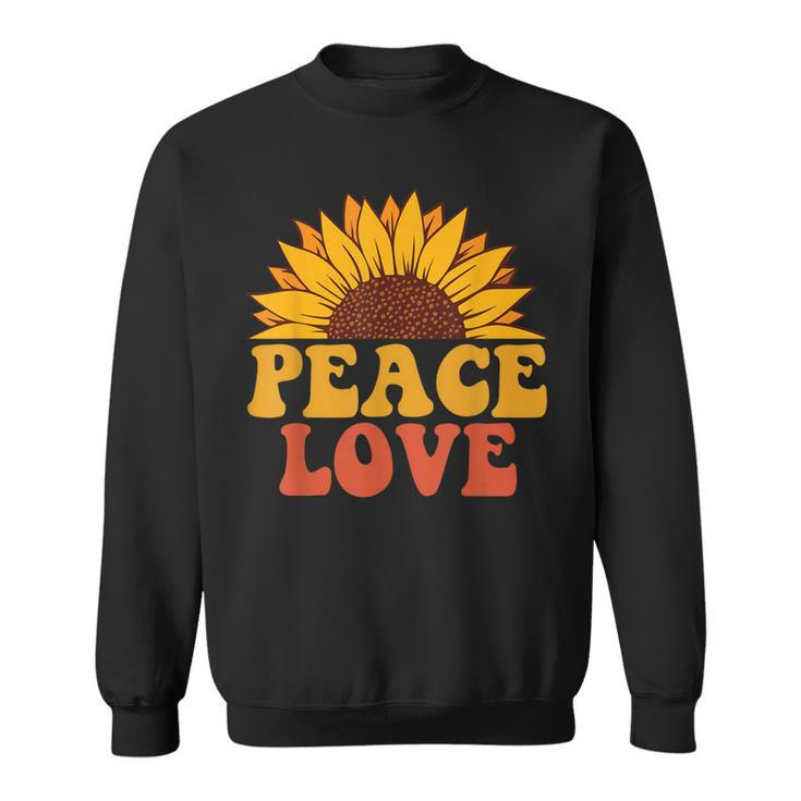 Peace Sign Love 60S 70S Tie Dye Hippie Halloween Costume  V8 Sweatshirt