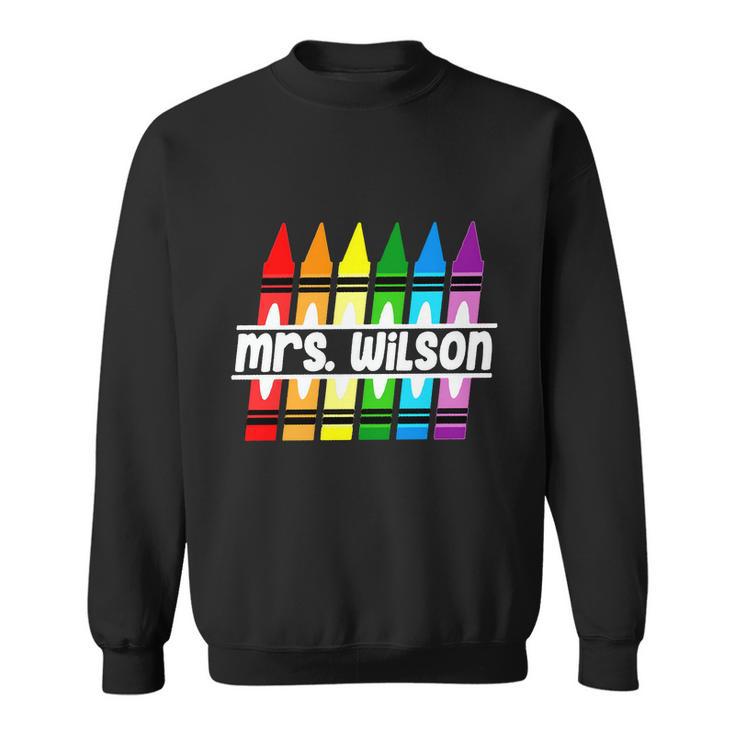 Personalized Name Black To School Teacher Gift Sweatshirt