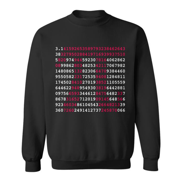 Pi Day Sign Numbers 314  Sweatshirt