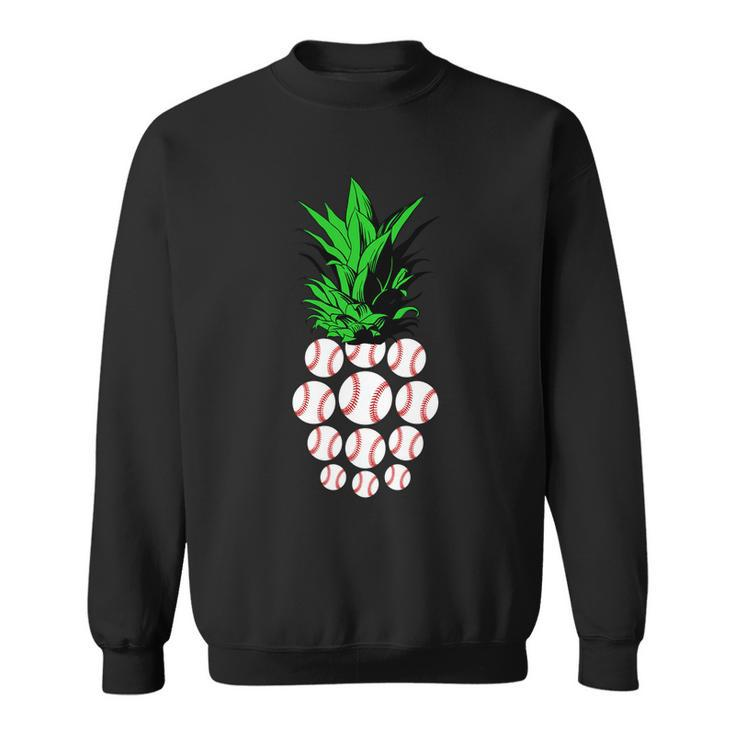 Pineapple Baseball Tshirt Sweatshirt