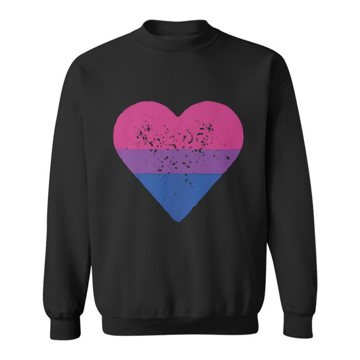 Pocket Lgbt Flag Gay Pride Rainbow Heart Lgbt Sweatshirt