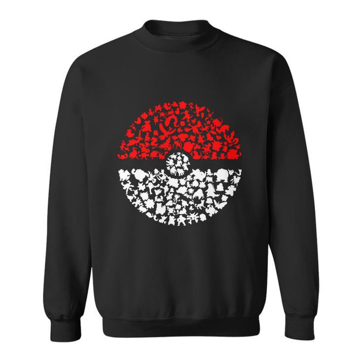 Pokeball Silhouette Tshirt Sweatshirt