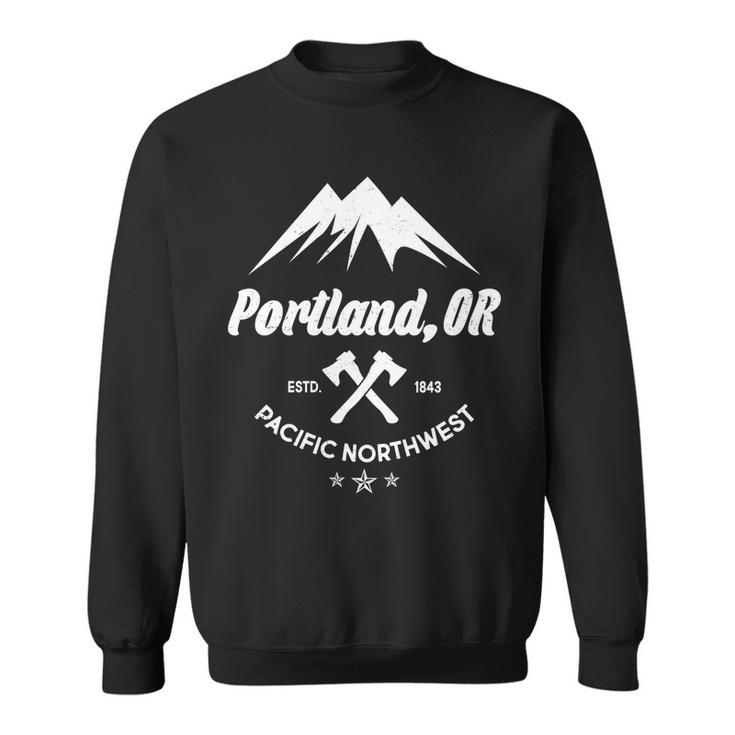 Portland Oregon Estd1843 Pacific Northwest Tshirt Sweatshirt