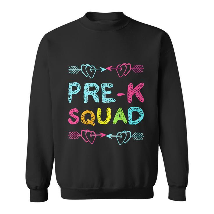 Prek Squad Back To School Women Appreciation Sweatshirt