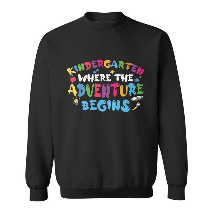 Prek Where The Adventure Begins Premium Plus Size Shirt For Studenteacher Unisex Sweatshirt