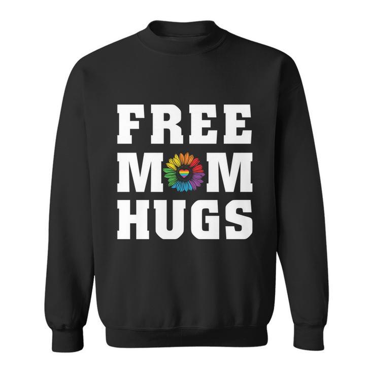 Pride Month Free Mom Hugs Rainbow Lgbt Sweatshirt