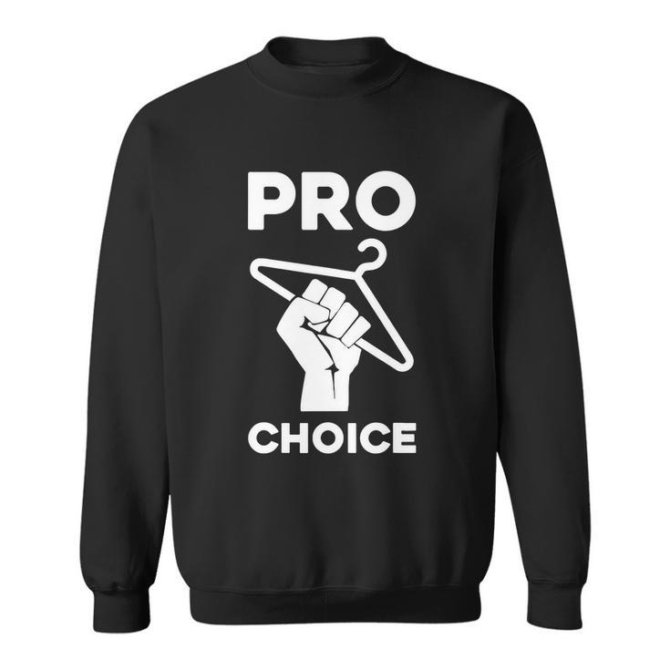 Prochoice Coat Hanger Tshirt Graphic Design Printed Casual Daily Basic Sweatshirt
