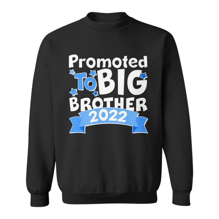 Promoted To Big Brother 2022 Blue Banner Sweatshirt