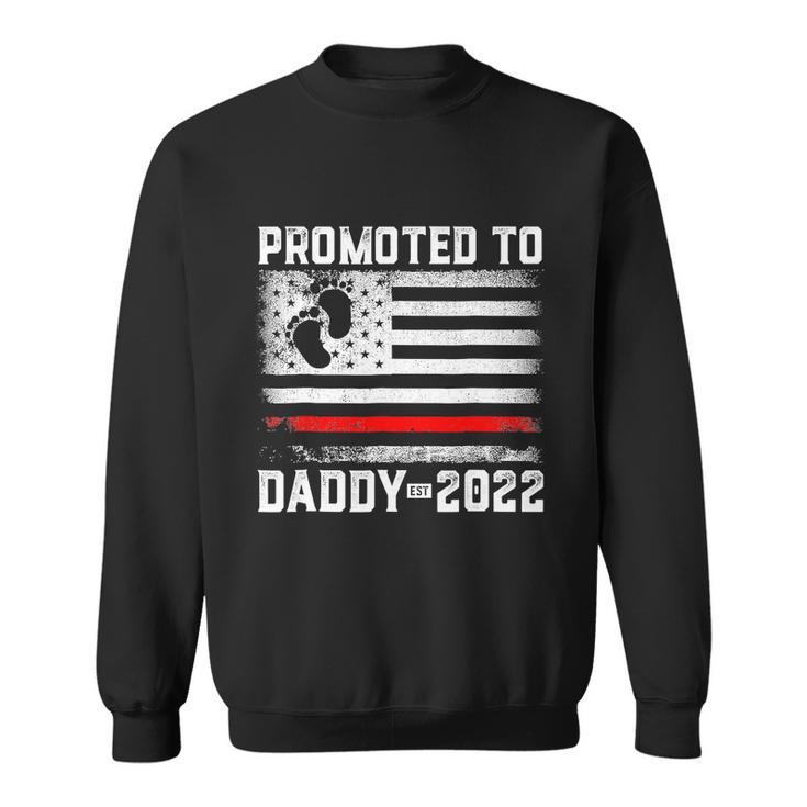 Promoted To Daddy 2022 First Time Fathers Day New Dad Gifts Tshirt Sweatshirt