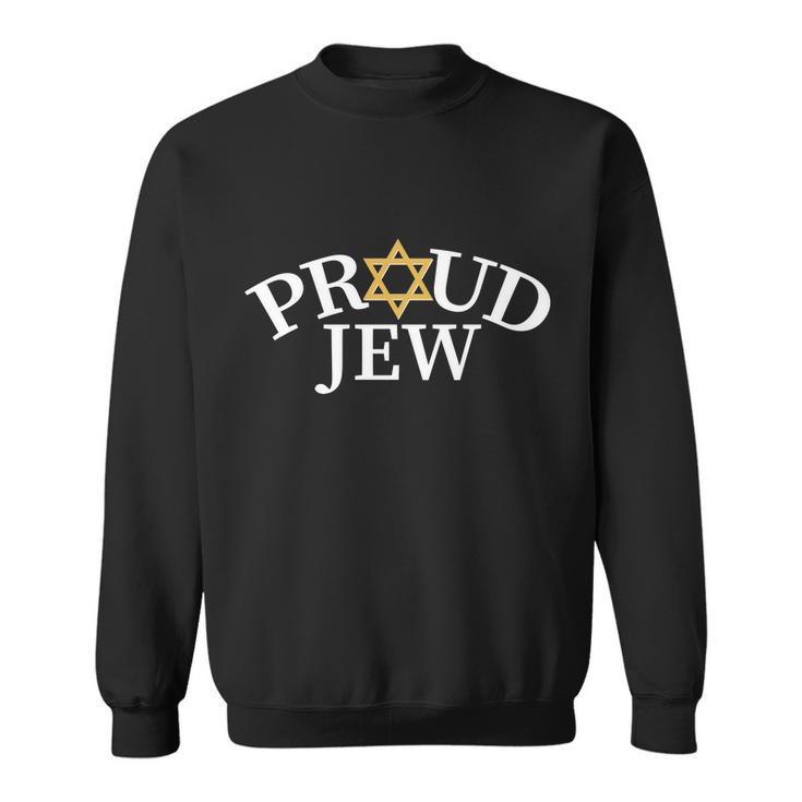 Proud Jew Jewish Star Logo Sweatshirt