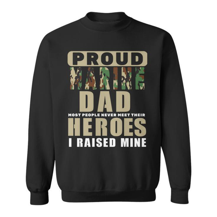 Proud Marine Dad Tshirt Sweatshirt