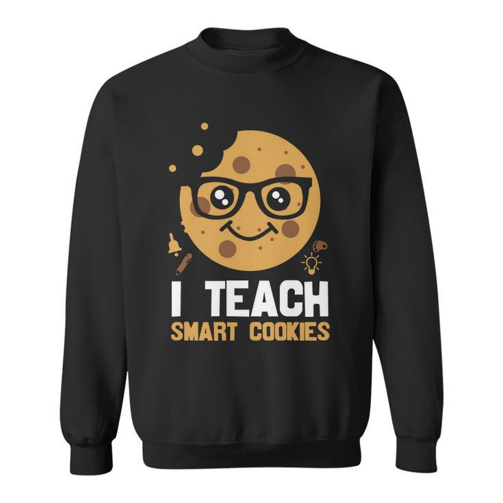 Proud Teacher I Teach Smart Cookies Graphic Plus Size Shirt For Teacher Female Sweatshirt