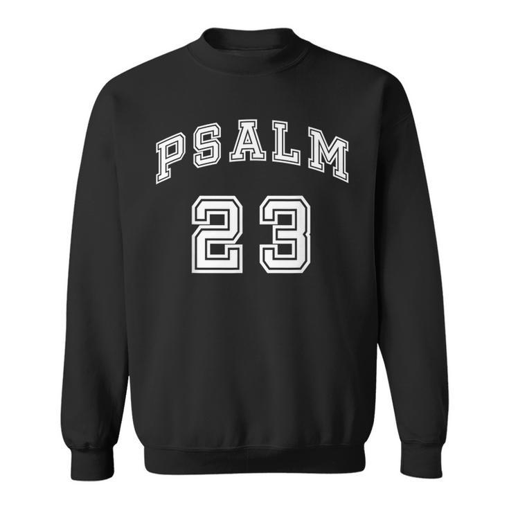 Psalm 23 Fearless Christian  Sports Double Sided Sweatshirt